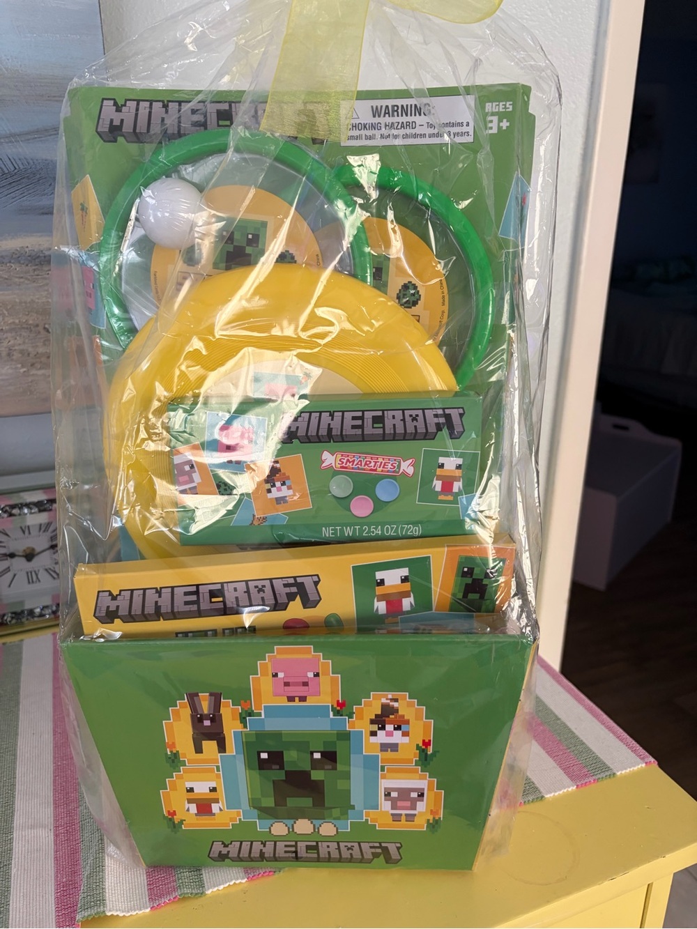 NWT Minecraft Kids Set - Green & Yellow
